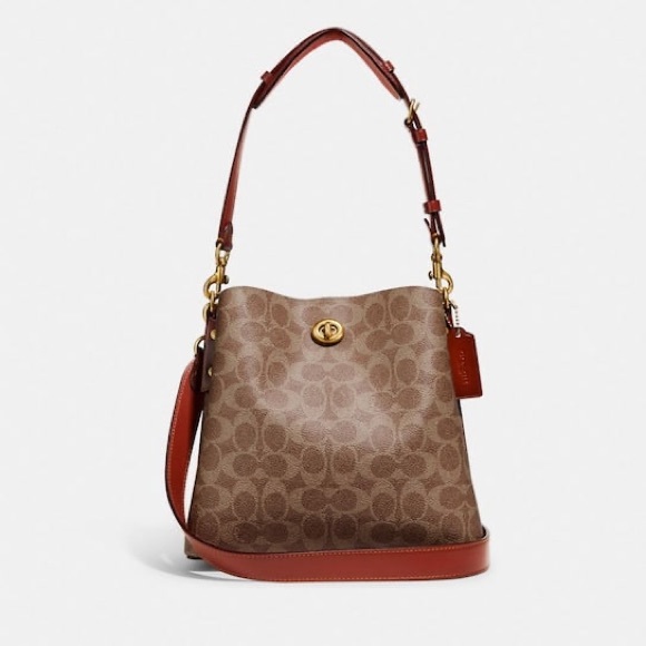Coach Signature Canvas Willow Bucket Bag NWT - Picture 1 of 16